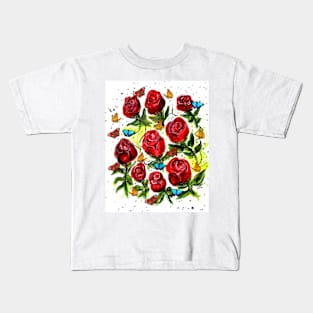 Designer Roses No5. Kids T-Shirt